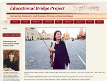 Tablet Screenshot of educationalbridgeproject.org